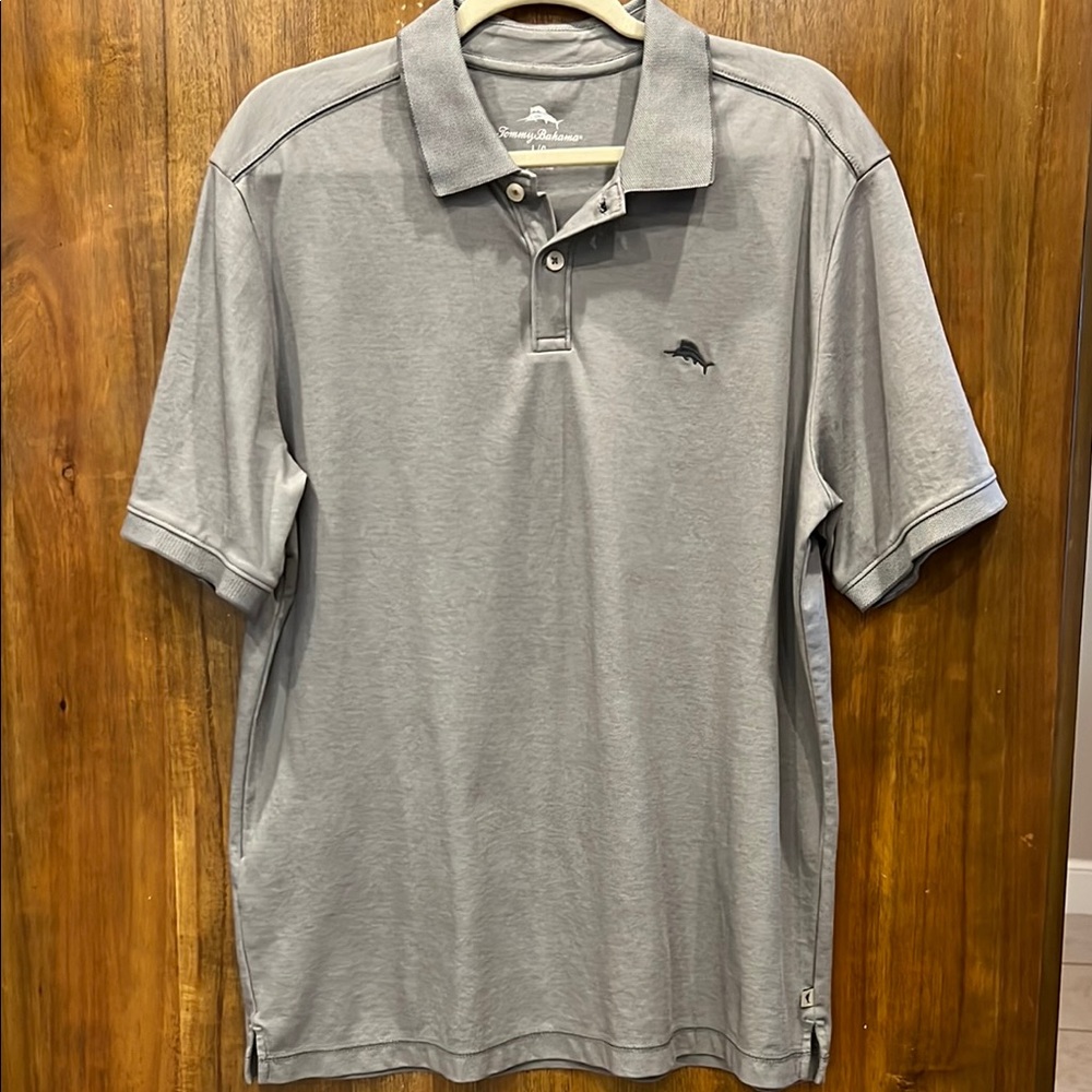 Tommy Bahama Gray Polo Shirt